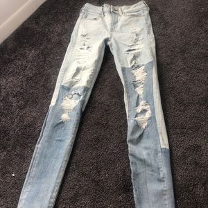 Multi-Colored Denim Jeans